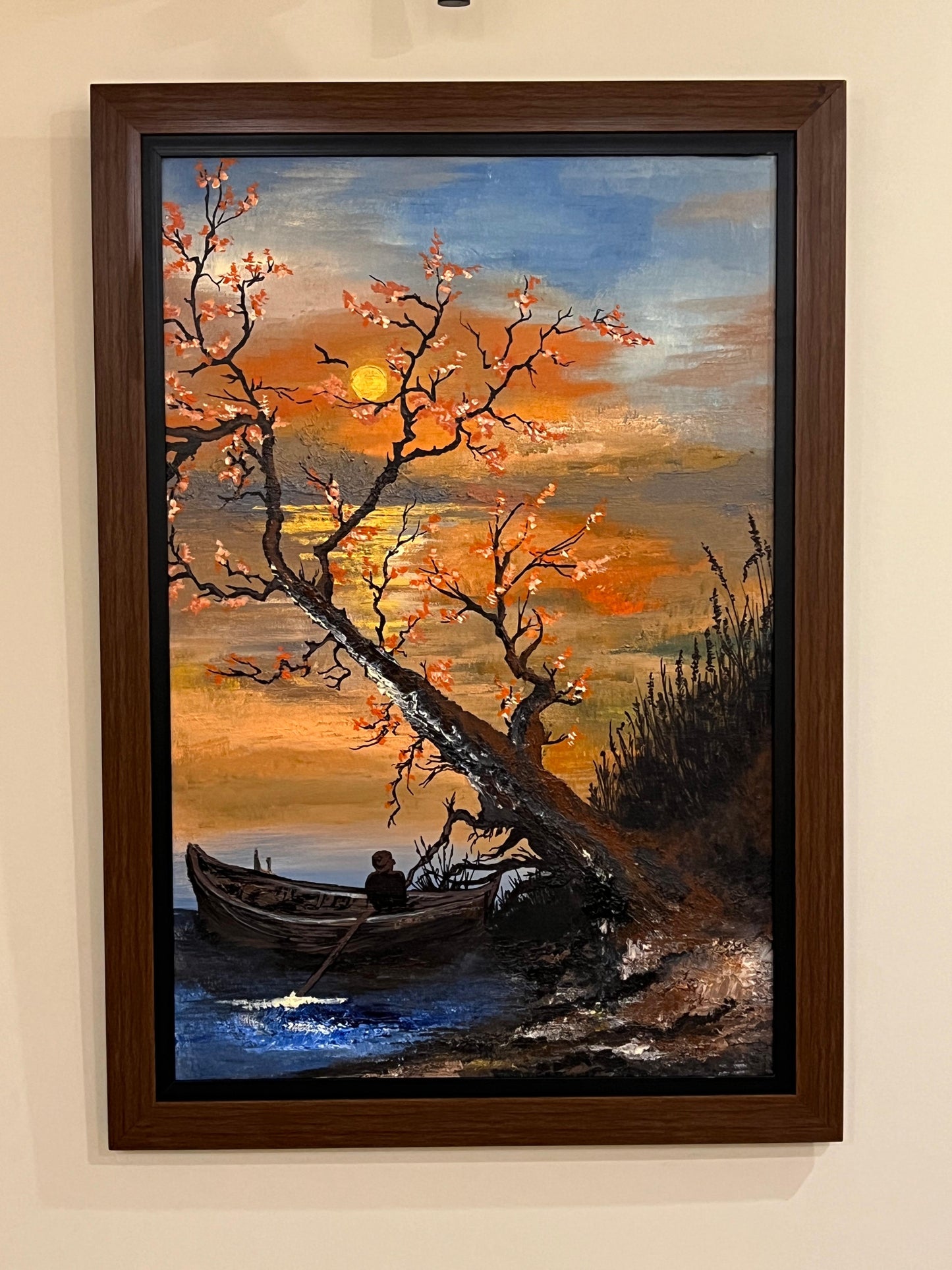 Glowing Sunset Landscape