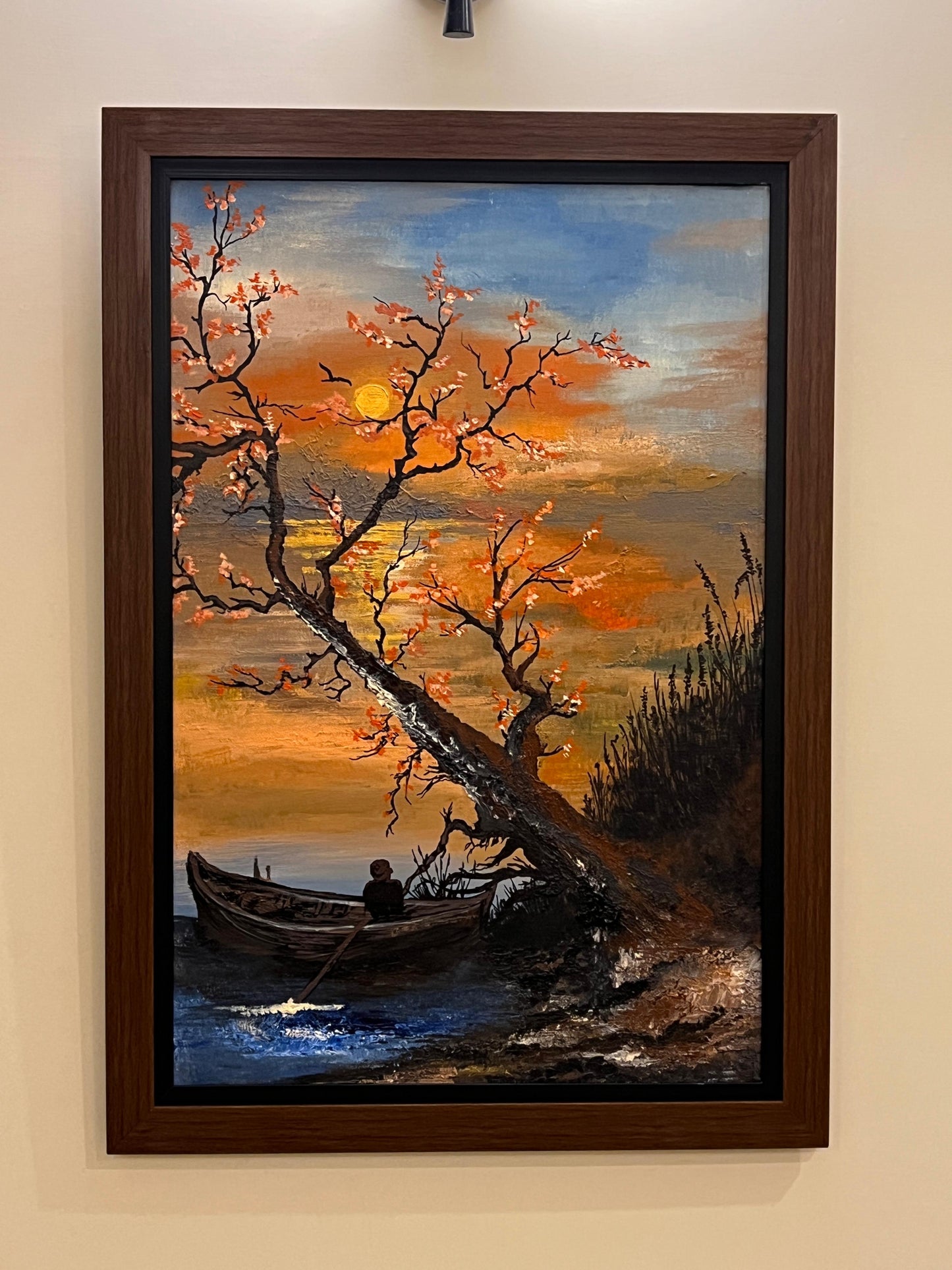 Glowing Sunset Landscape