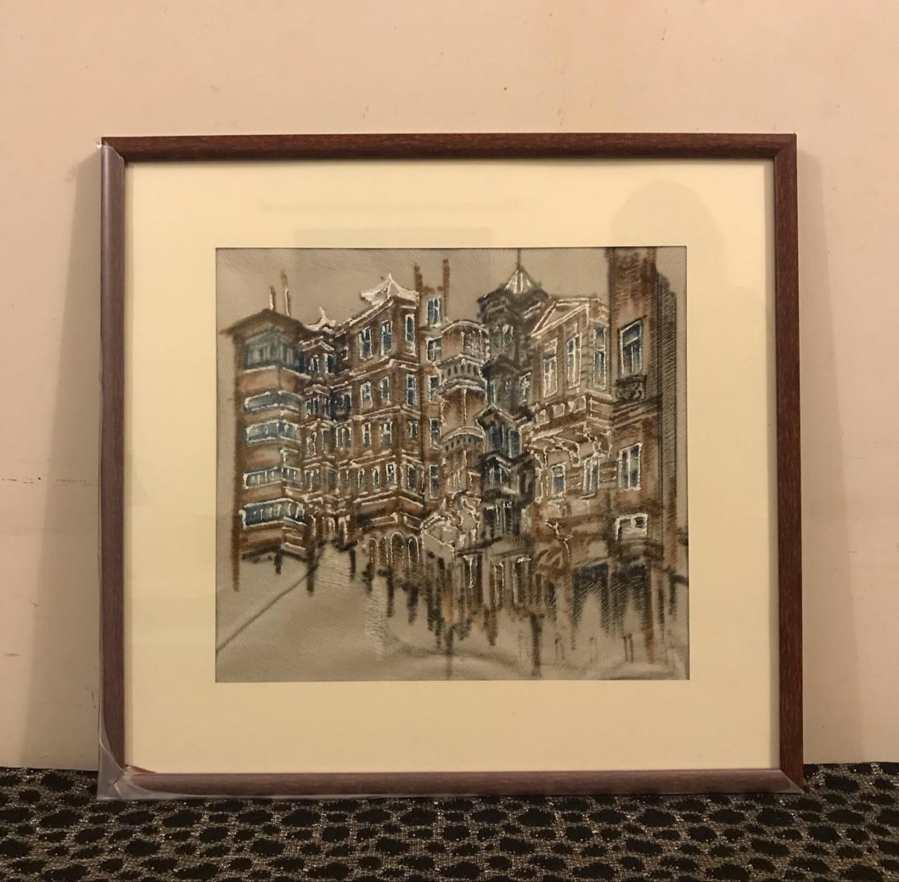Square Framed Abstract Painting